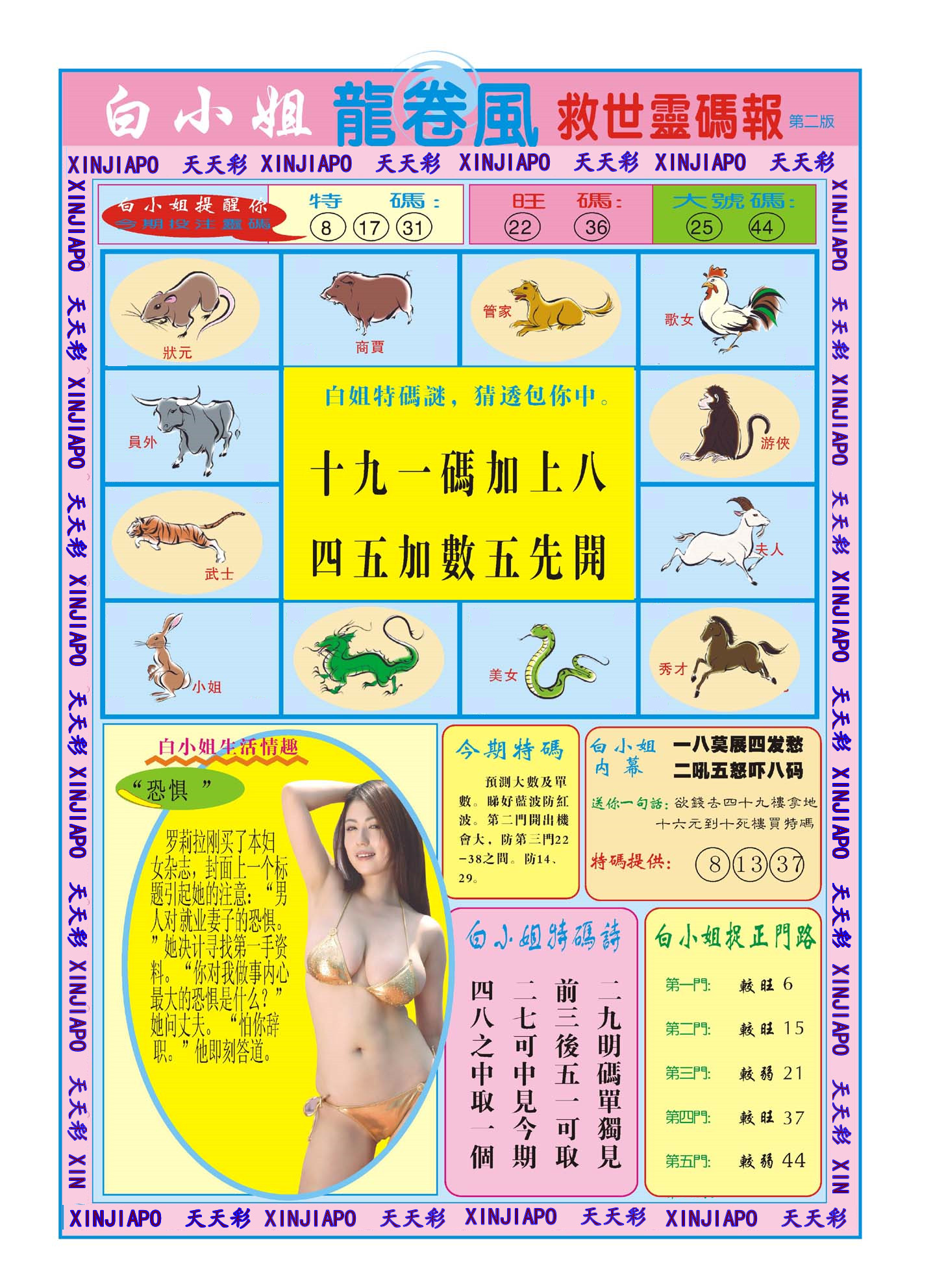 白小姐龙卷風-救世靈码报